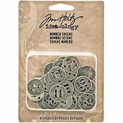 Idea-ology Tim Holtz - Number Tokens